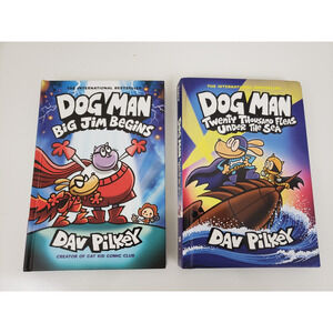 Dog Man Twenty Thousand Flees Under The Sea #11 Big Jim Begins #13 Dav Pilkey